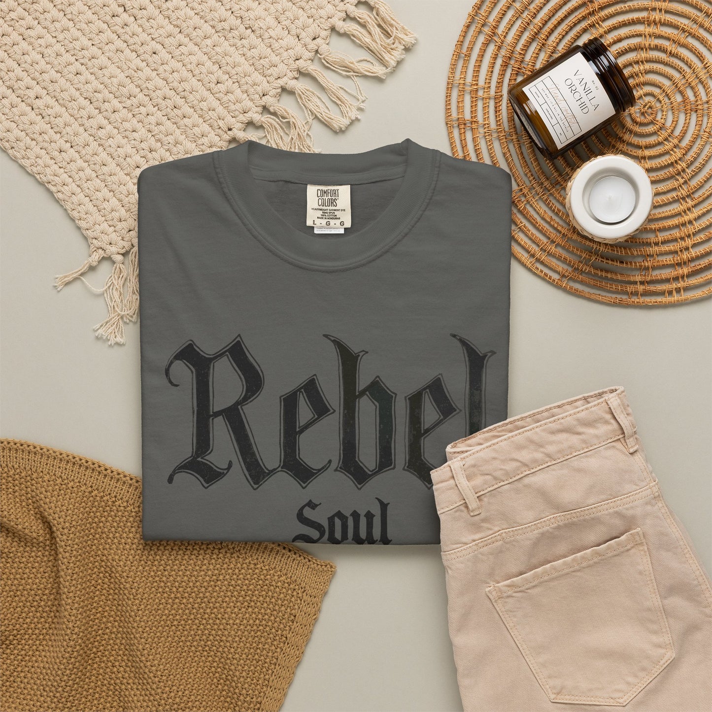 Gothic Rebel Soul Comfort Graphic Tee