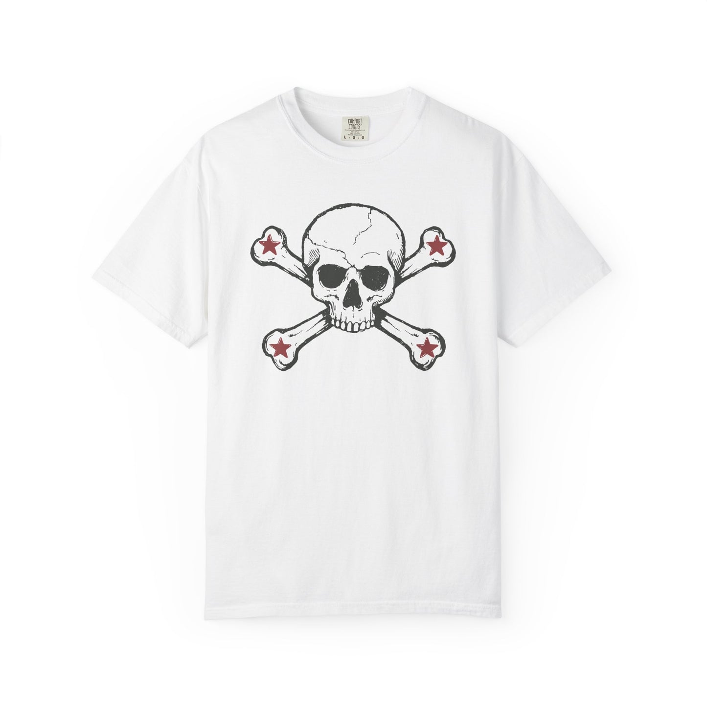 Skull and Bones Red Star Rock Tshirt