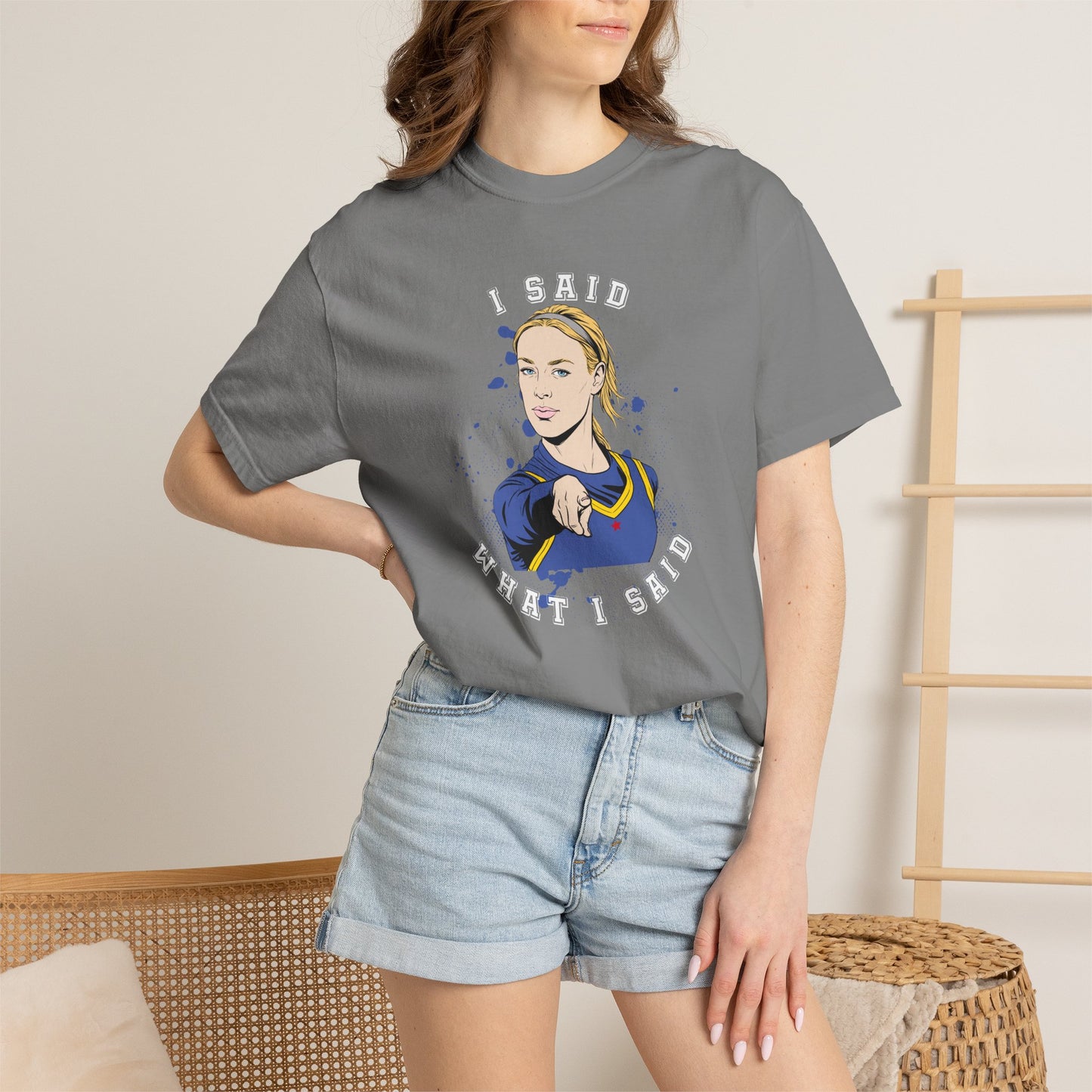 I Said What I Said T-Shirt — Bold Pointing Graphic Tee