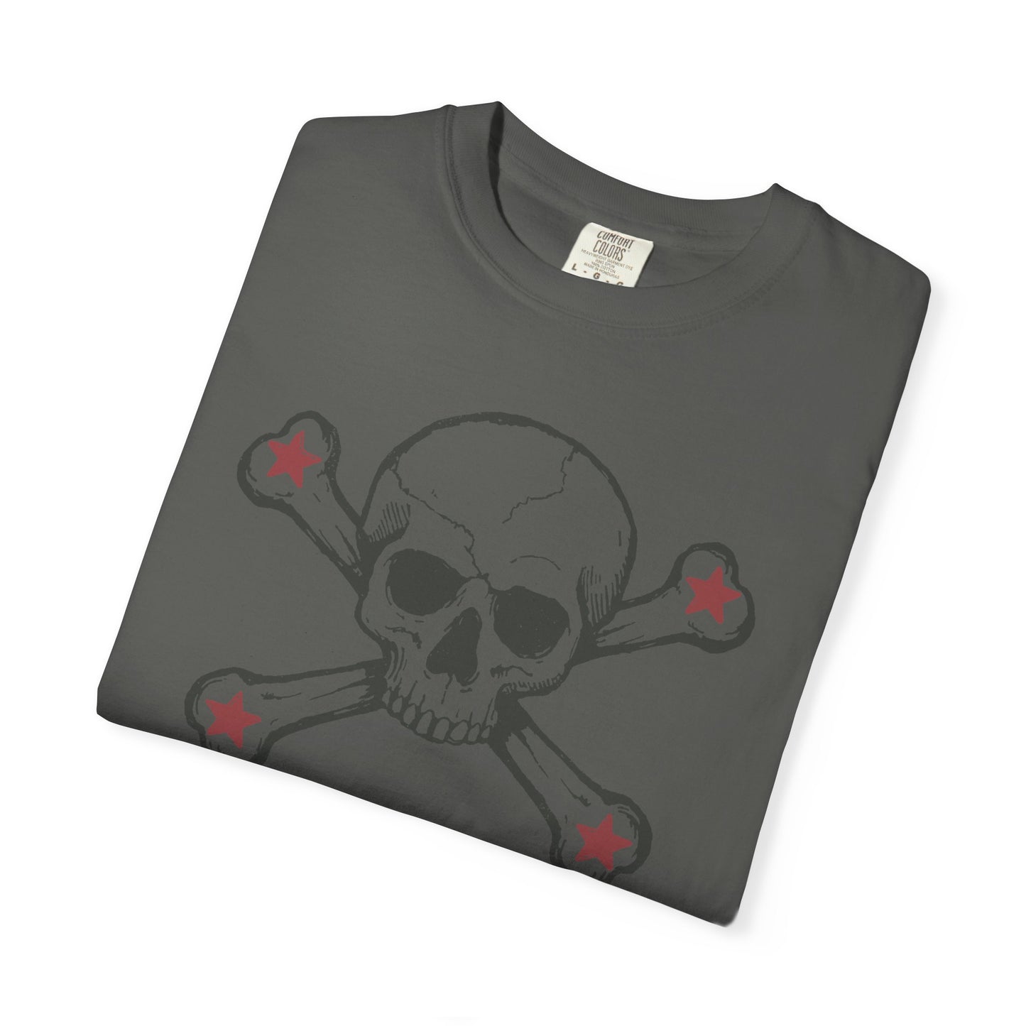 Skull and stars Rock-n-Roll Color Comfort Graphic Tee