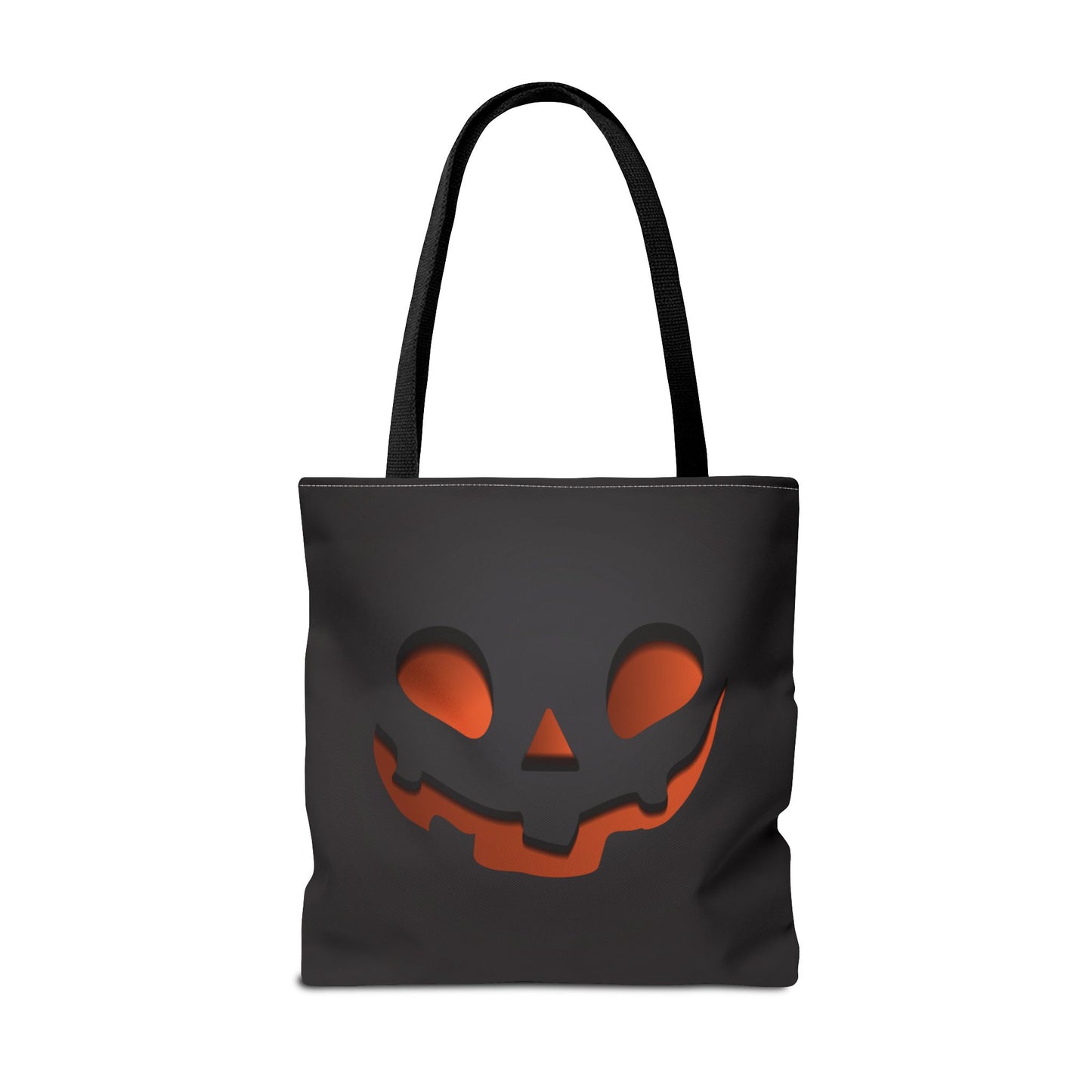 Halloween Black Pumpkin Tote Bag 3 sizes