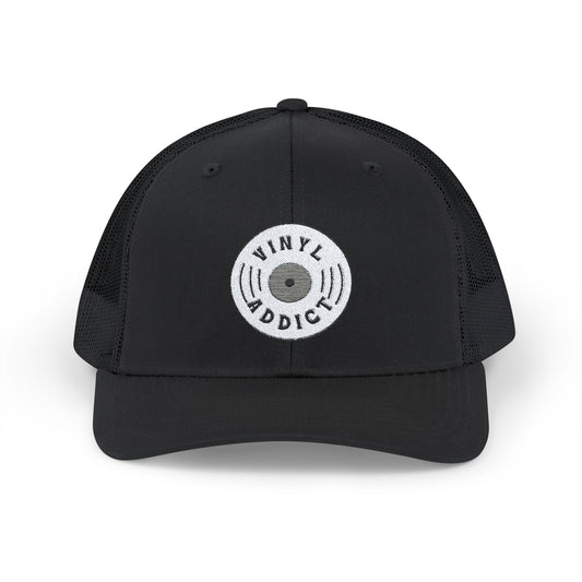 Vinyl Addict Embroidery Snapback Trucker Cap