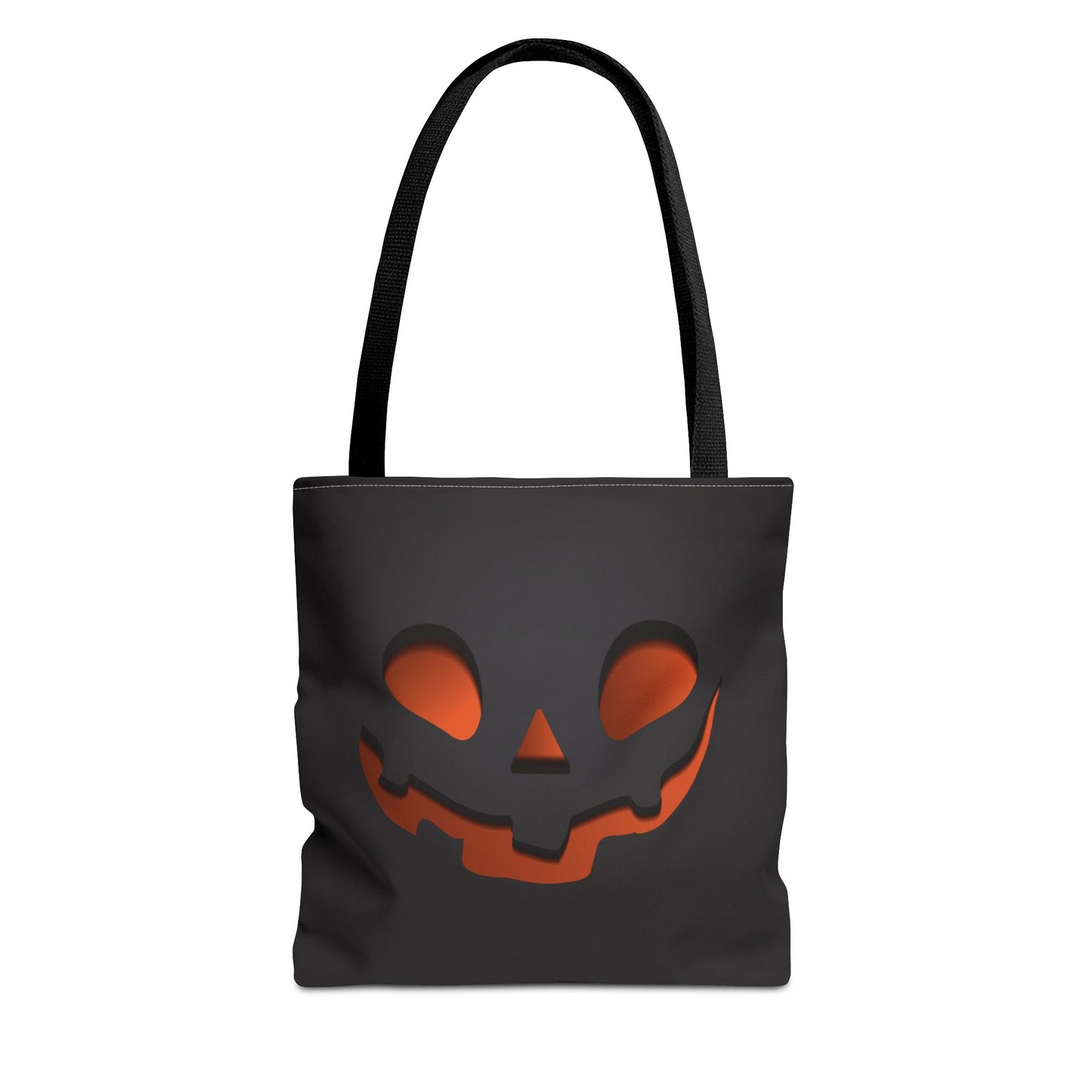 Halloween Black Pumpkin Tote Bag 3 sizes