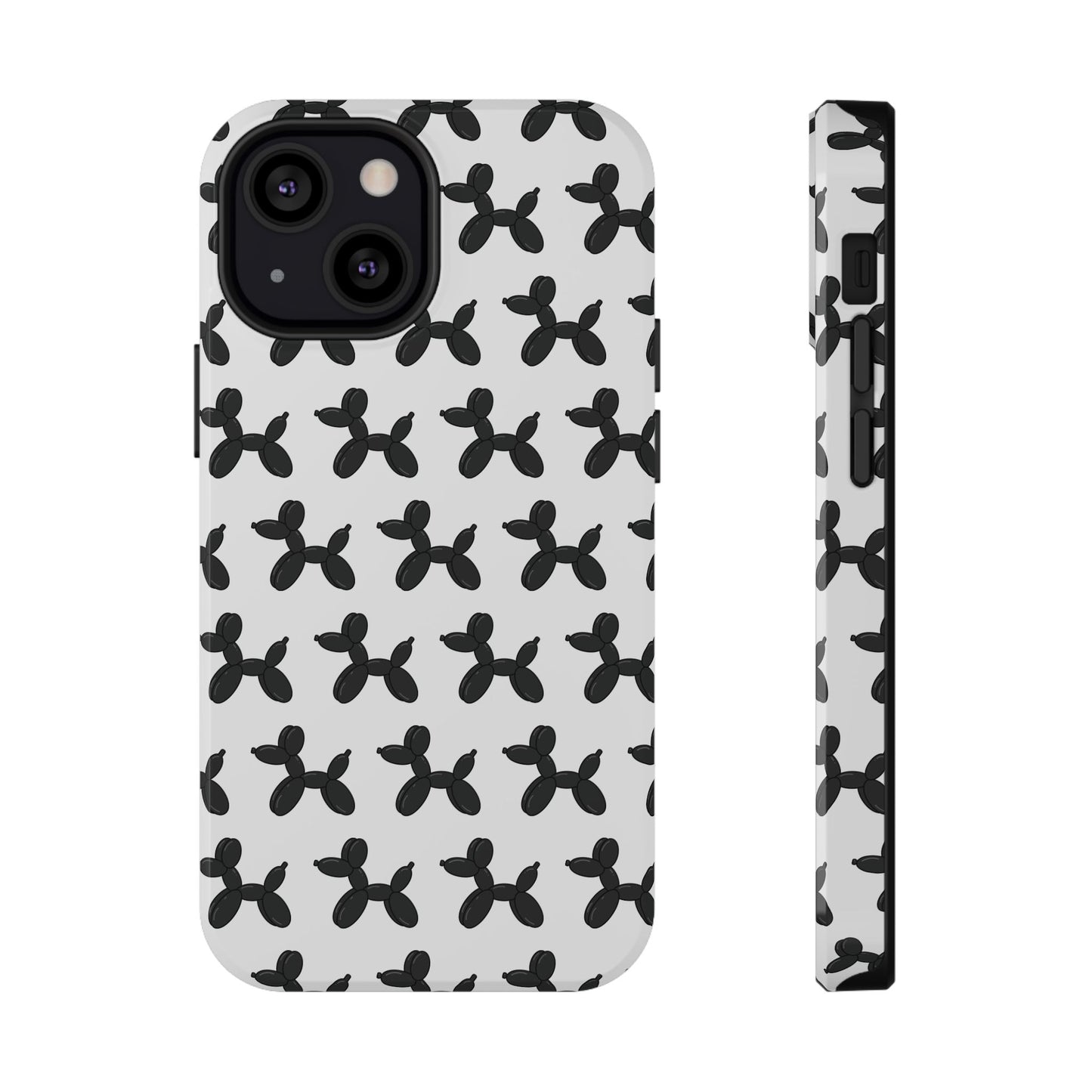 Balloon Dog Black Impact-Resistant Cases