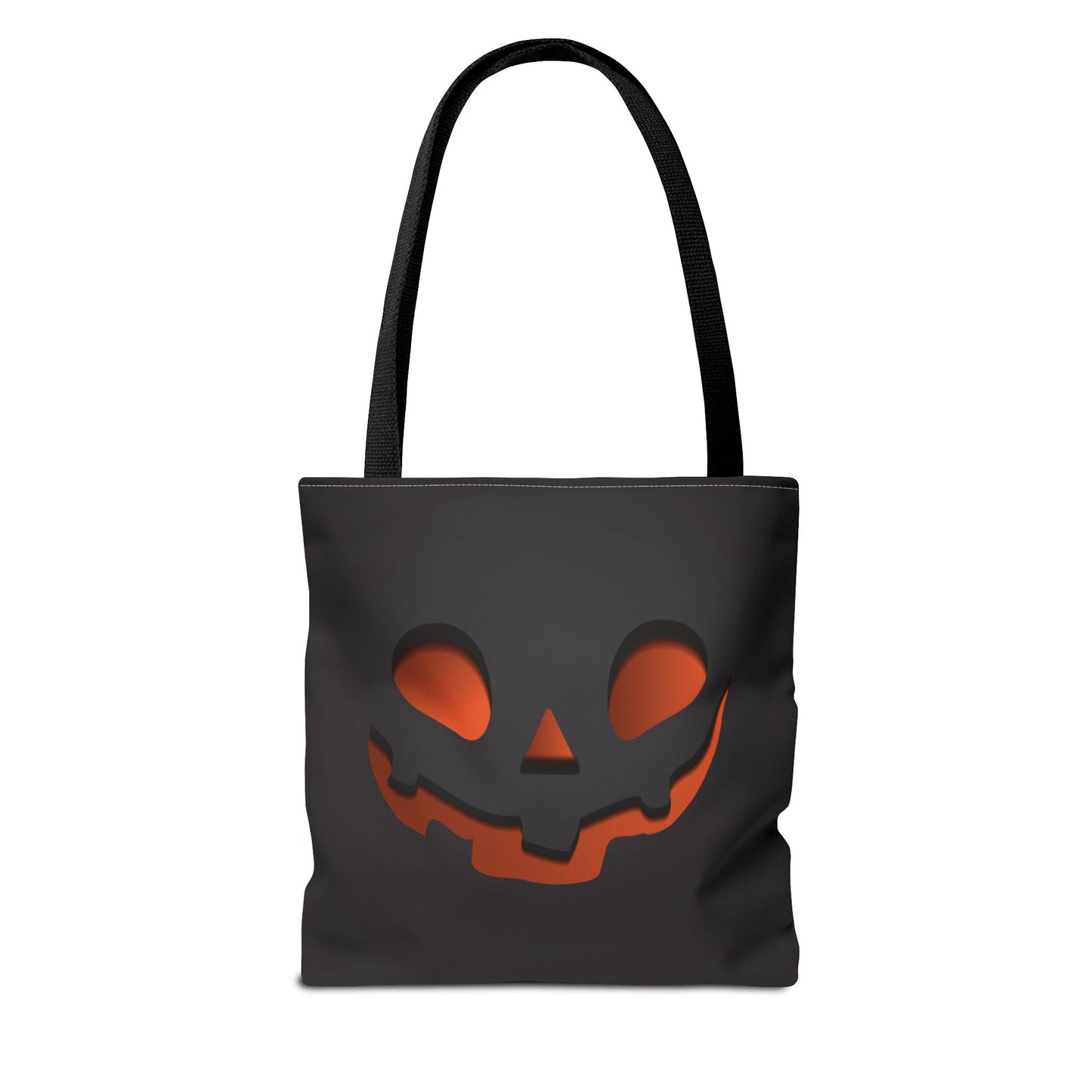 Halloween Black Pumpkin Tote Bag 3 sizes