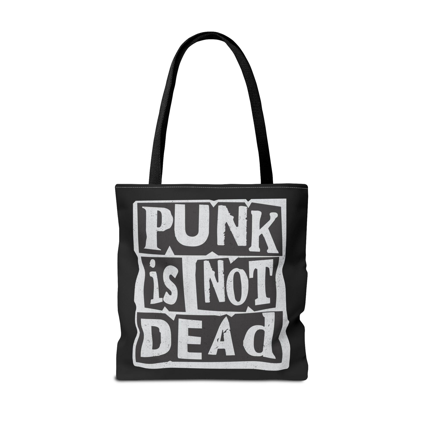 Punk Is Not Dead Skull Mohawk Tote Bag 3 sizes