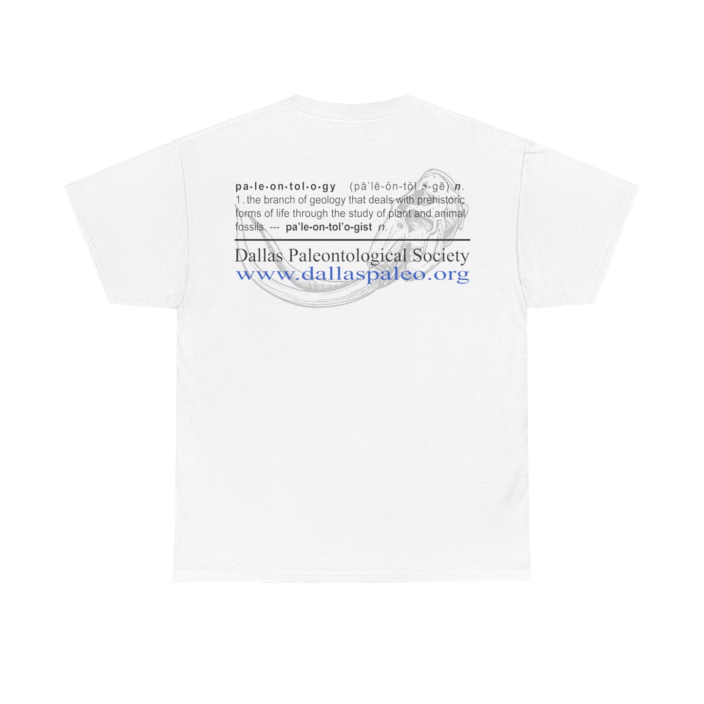 Dinosaur Enthusiast Tee - Dallas Paleontological Society Rock Stars T-Shirt