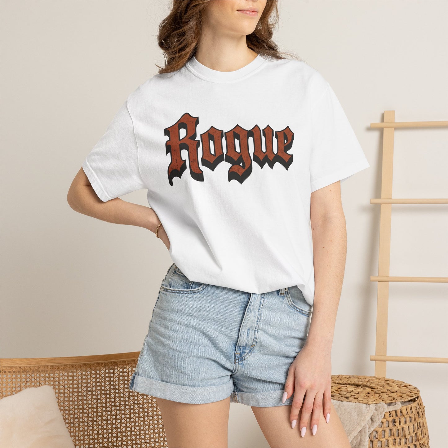 Gothic Rogue Text Comfort Graphic Tee